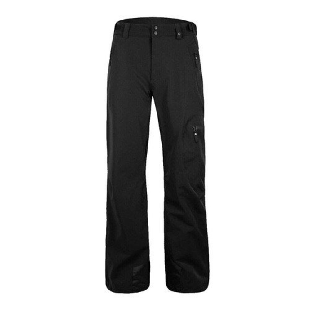 Athleta Boudler Ski Pants Women 0‎ Black Fleece Lined Softshell Winter Snow Ice